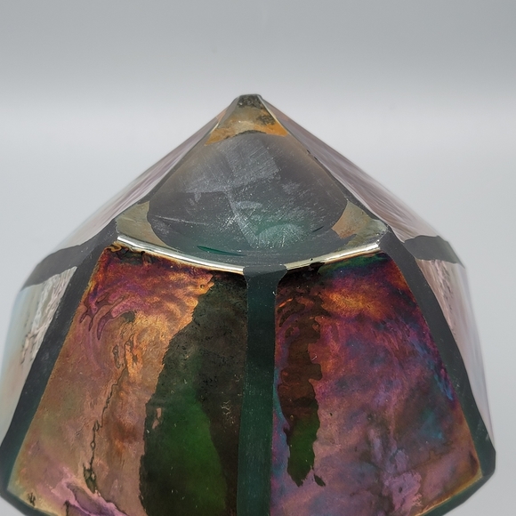 Iridescent Geometric Vase 6 - Picture 12 of 13